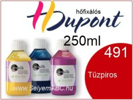 H.DUPONT Hőfixálós Selyemfesték | 250ml | 491- Rouge VIF | Tűzvörös