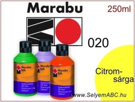 MARABU Selyemfesték | 250ml | Citromsárga | 020