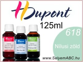 H.DUPONT Gőzfixálós Selyemfesték | 125ml | 618 - Vert Nil | Nilusi zöld