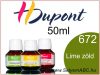   H.DUPONT Gőzfixálós Selyemfesték | 50ml | 672 - Tilleul | Lime zöld