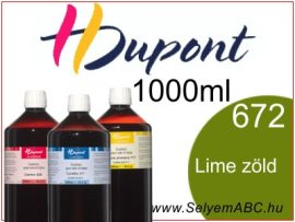 H.DUPONT Gőzfixálós Selyemfesték | 1000ml | 672 - Tilleul | Lime zöld