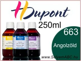 H.DUPONT Gőzfixálós Selyemfesték | 250ml | 663 - Anglais | Angol zöld