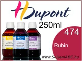 H.DUPONT Gőzfixálós Selyemfesték | 250ml | 474 - Rubis | Rubin