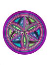 Selyem mandala | 20cm | Előkontúrozott Celtic | Ponge 8 | IDEEN 46640 Selyem mandala | 20cm | Előkontúrozott Celtic | Ponge 8 | IDEEN 46640