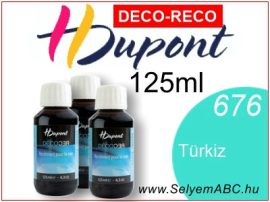 H.DUPONT Gőzfixálós Selyemfesték | 125ml | 676 - Turquoise DECO RECO | Türkiz