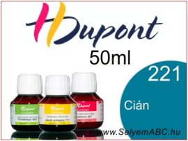 H.DUPONT Gőzfixálós Selyemfesték | 50ml | 221 - Cyan | Cián