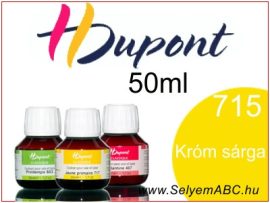 H.DUPONT Gőzfixálós Selyemfesték | 50ml | 715 - Chrome yellow | Króm sárga