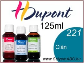 H.DUPONT Gőzfixálós Selyemfesték | 125ml | 221 - Cyan | Cián