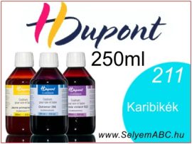 H.DUPONT Gőzfixálós Selyemfesték | 250ml | 211 - Caraibe  | Karibikék