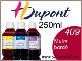 H.DUPONT Gőzfixálós Selyemfesték | 250ml | 409 - Muira | Muira bordó