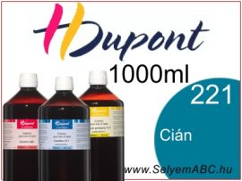 H.DUPONT Gőzfixálós Selyemfesték | 1000ml | 221 - Cyan | Cián