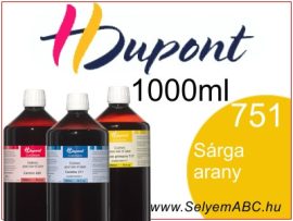 H.DUPONT Gőzfixálós Selyemfesték | 1000ml | 751 - Jaune d’Or | Sárga arany