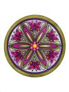   Selyem mandala | 20cm | Előkontúrozott | Butterfly | Ponge 8 | IDEEN 46638