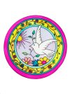   Selyem mandala | 20cm | Előkontúrozott | Birdy | Ponge 8 | IDEEN 46636