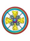 Selyem mandala | 20cm | Előkontúrozott | Mice'n Cheese | Ponge 8 | IDEEN 46631 Selyem mandala | 20cm | Előkontúrozott | Mice'n Cheese | Ponge 8 | IDEEN 46631
