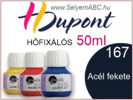 H.DUPONT Hőfixálós Selyemfesték | 50ml | 167 - Acier| Acél fekete