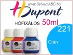   H.DUPONT Hőfixálós Selyemfesték | 50ml | 221 - Cyan | Cián