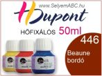   H.DUPONT Hőfixálós Selyemfesték | 50ml | 446 - Beaune | Beaune bordó