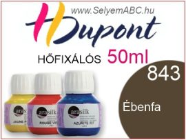 H.DUPONT Hőfixálós Selyemfesték | 50ml | 843 - Ebene | Ébenfa